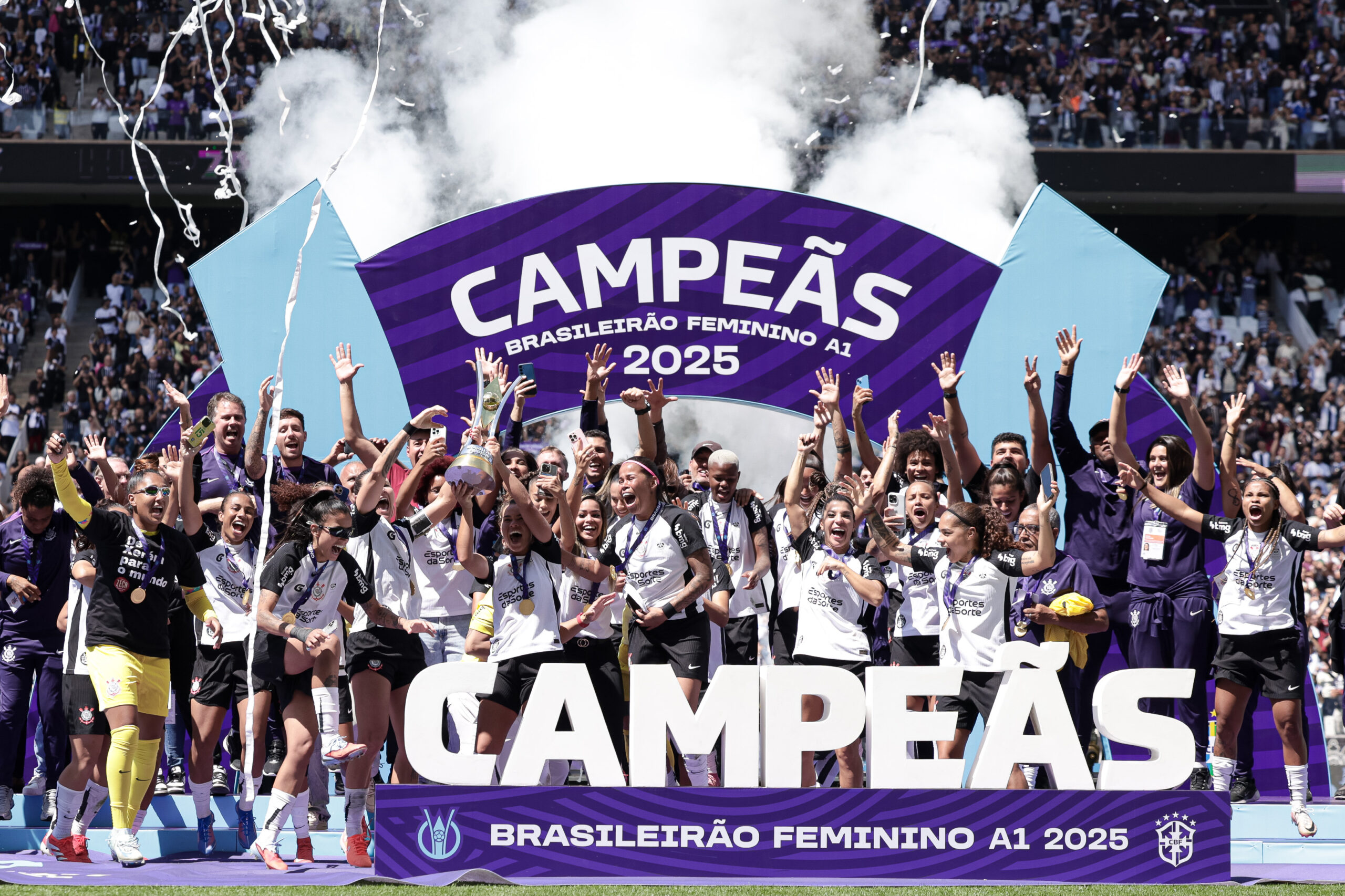 Corinthians vence o Cruzeiro e conquista o heptacampeonato do Brasileirão Feminino A1